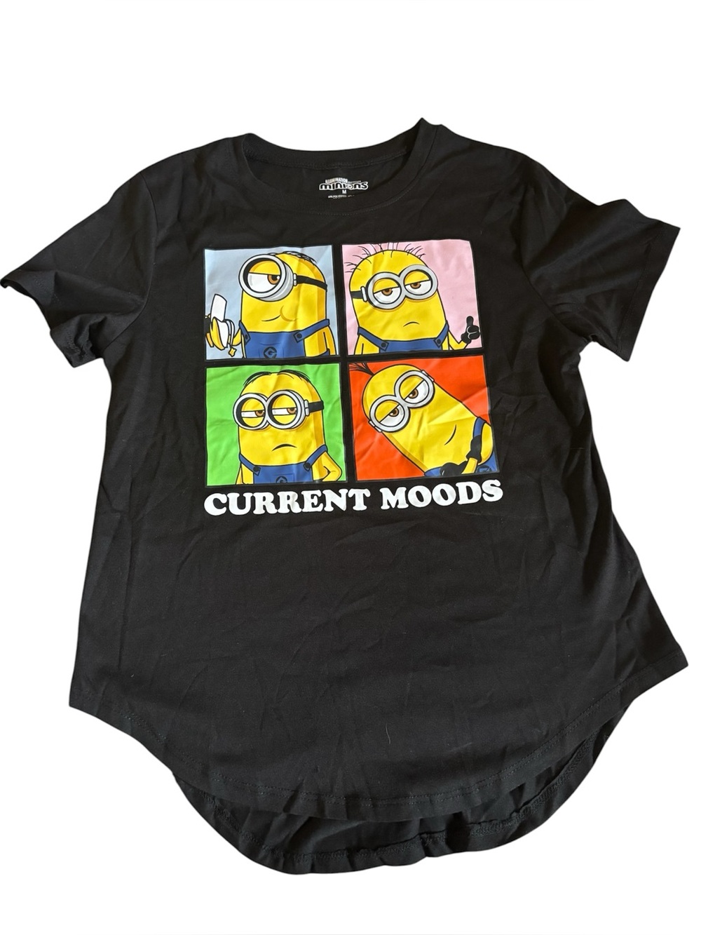 Minions NWOT Black Juniors Shirt